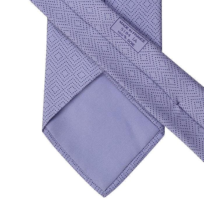 Hermes Men's Silk Tie Geometric Pattern 5184 | Necktie Cravate