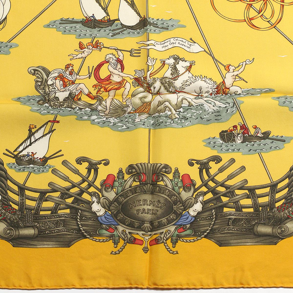 Hermes Scarf "Voiles de Lumiere" by Joachim Metz 90cm Silk | Carre Foulard