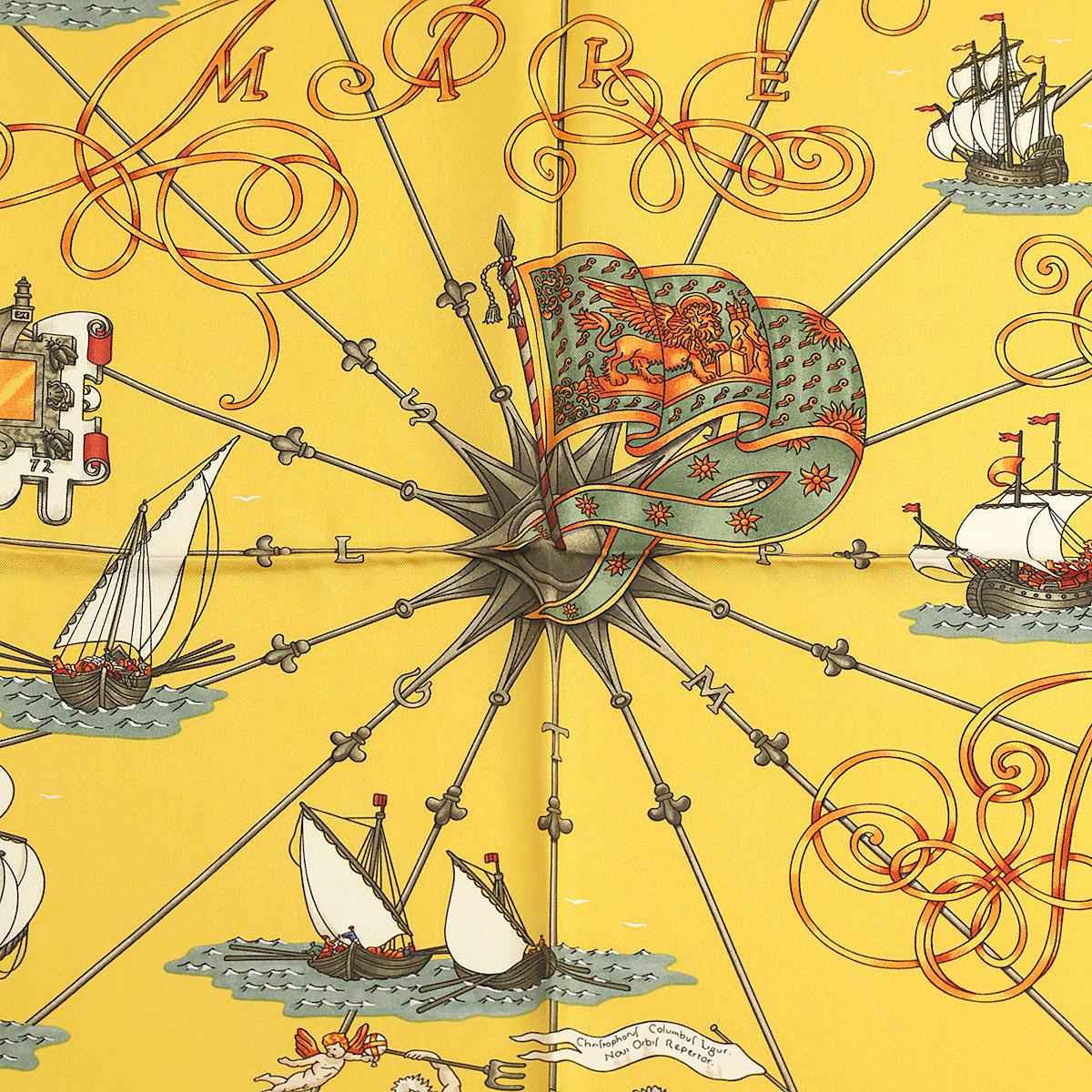 Hermes Scarf "Voiles de Lumiere" by Joachim Metz 90cm Silk | Carre Foulard