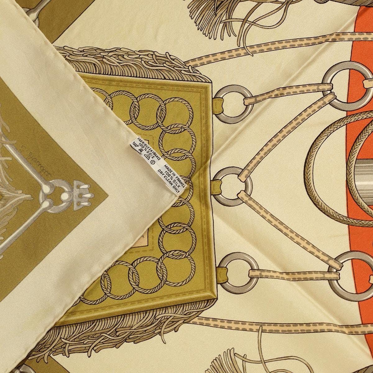 Hermes Scarf "Cliquetis" by Julia Abadie 90cm Silk | Carre Foulard