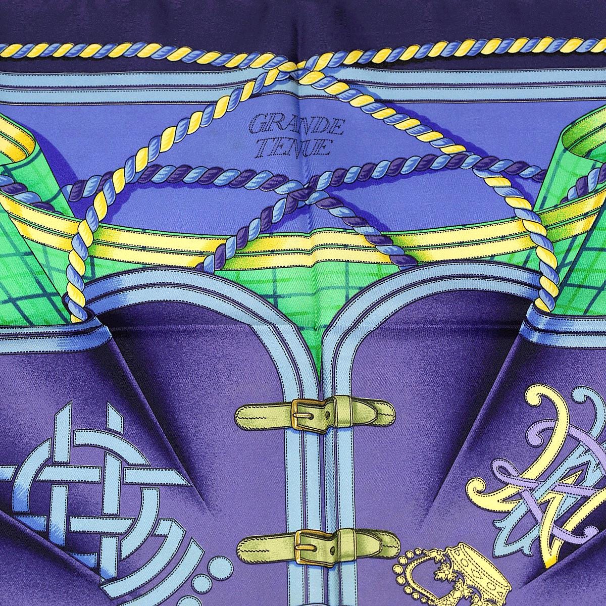 Hermes Scarf "Grande Tenue" by Henri d'Origny 90cm Silk | Carre Foulard