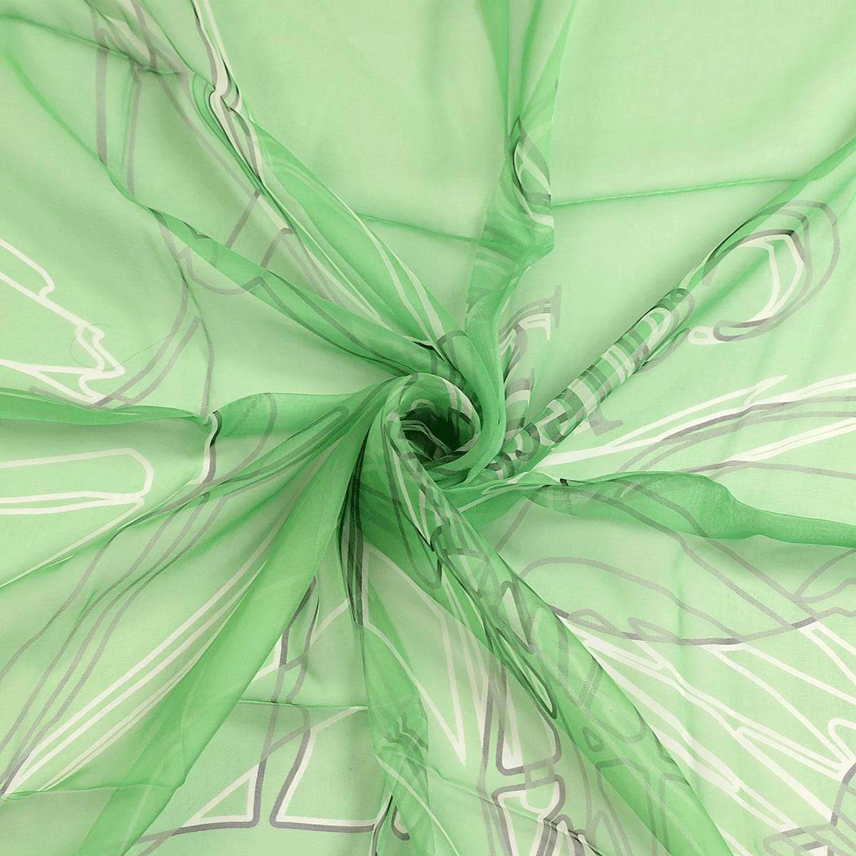 Hermes Scarf Mousseline "Caleche Elastique" by Bali Barret 90cm Silk | Carre Foulard Chiffon NWT