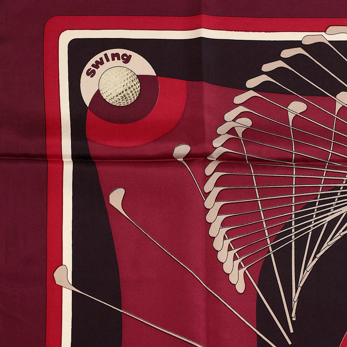 Hermes Scarf "Swing" by Julia Abadie 90cm Silk | Foulard Carre
