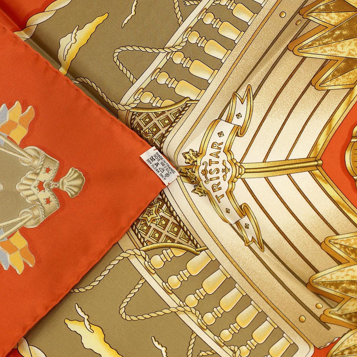 Hermes Scarf "Railing" by Joachim Metz 90cm Silk | Carre Foulard