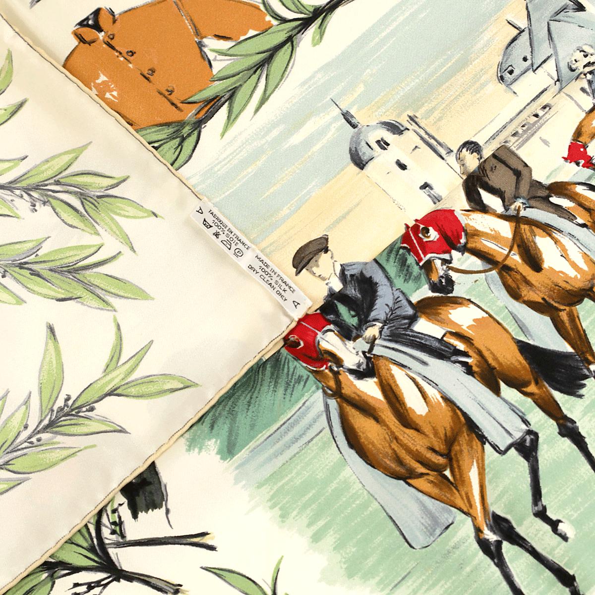 Hermes Scarf "Chantilly" by Maurice Tranchant 90cm Silk | Carre Foulard