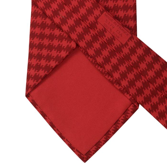Hermes Men's Silk Tie Geometric Pattern 5379