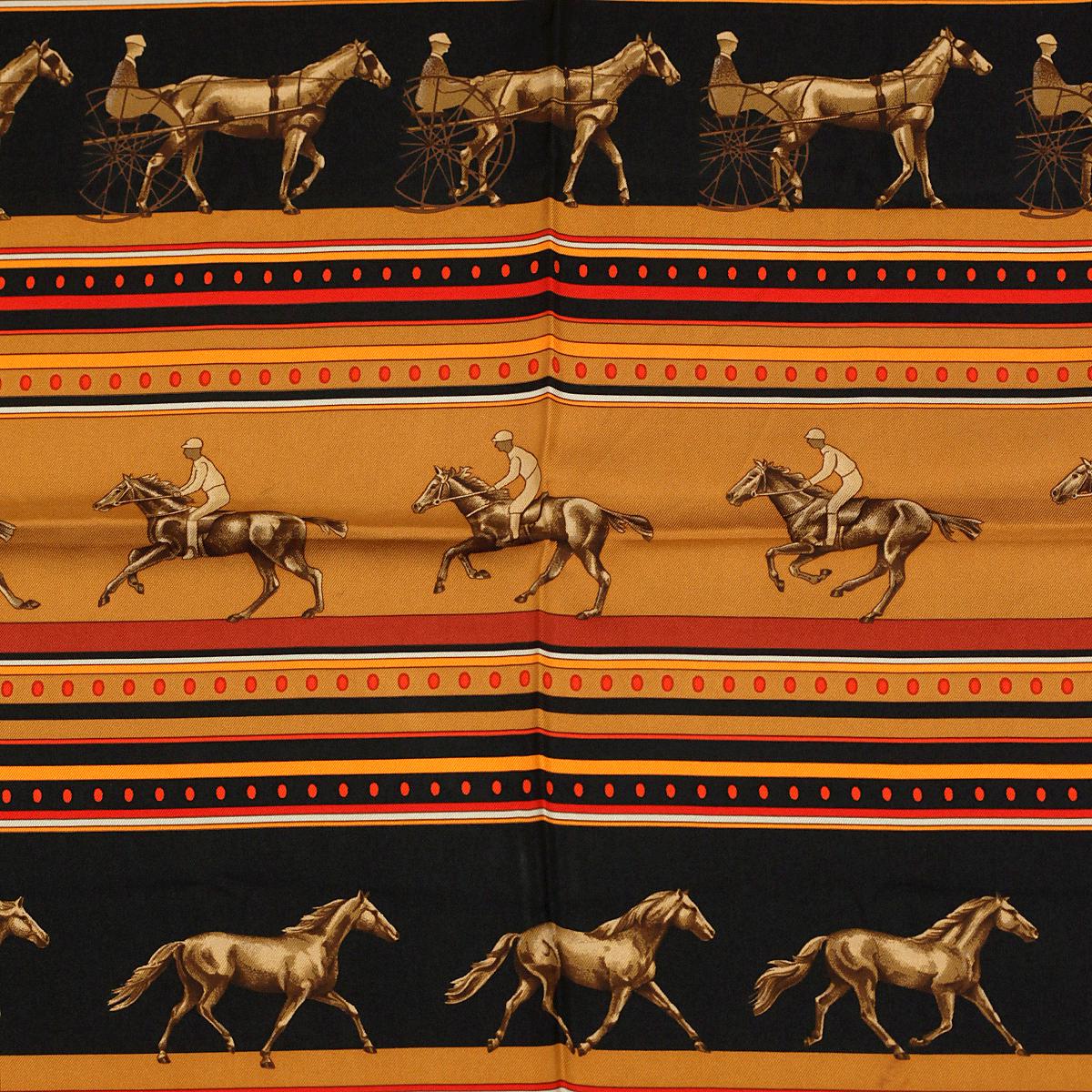 Hermes Scarf "Sequences" by Caty Latham 90cm Silk