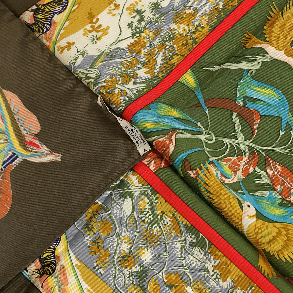Hermes Scarf "Tropiques" by Laurence Bourthoumieux 90cm Silk | Carre Foulard