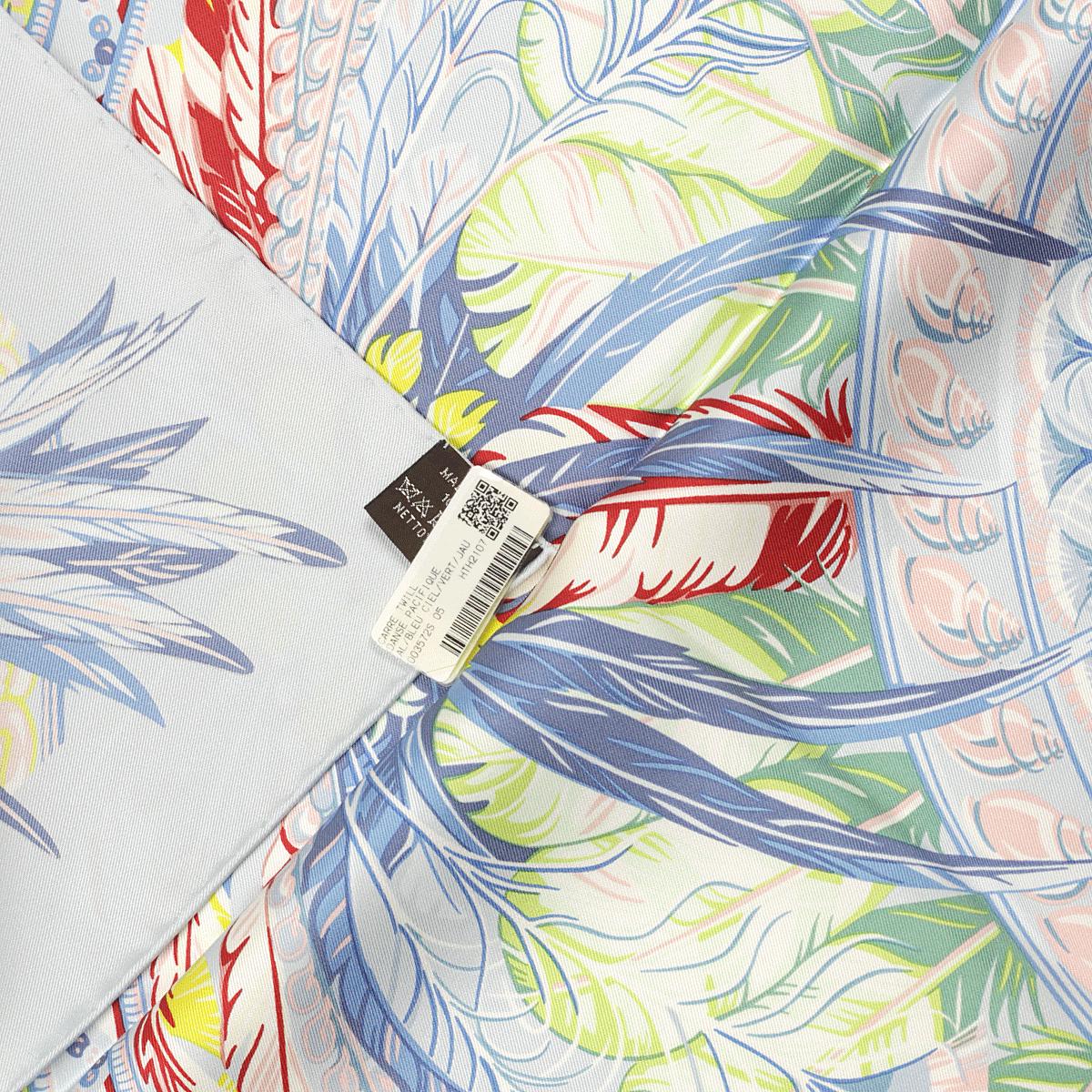 Hermes Scarf "Danse Pacifique" by Laurence Bourthoumieux 90cm Silk | Carre Foulard NWT