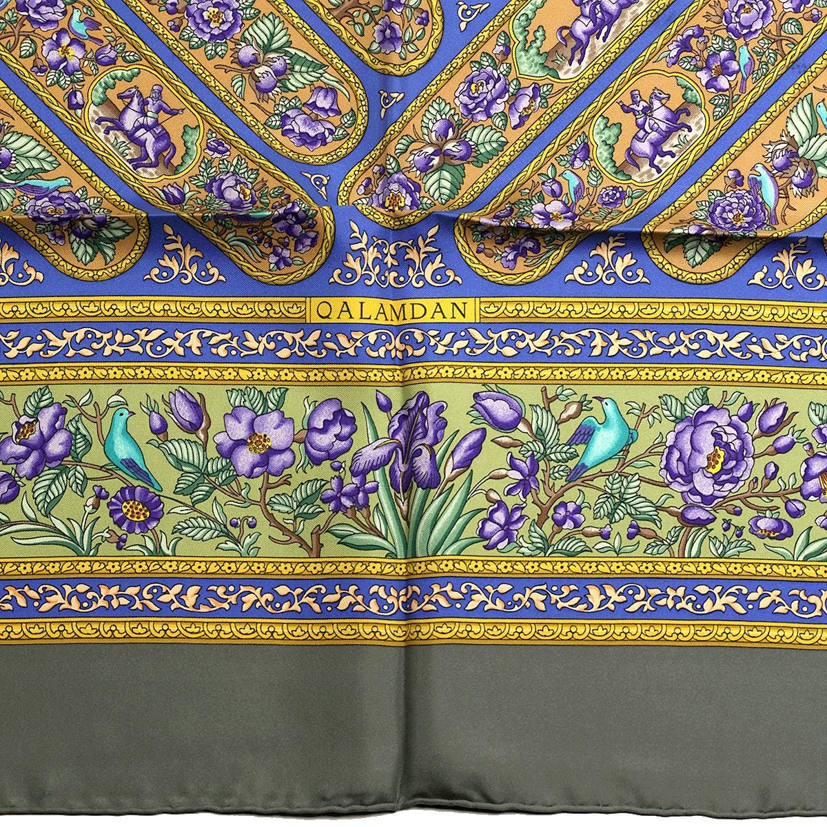 Hermes Scarf "Qalamdan" by Catherine Baschet 90cm Silk | Foulard Carre
