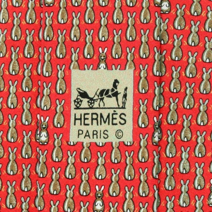 Hermes Men's Silk Tie Whimsical Pattern 7900 | Necktie Cravate