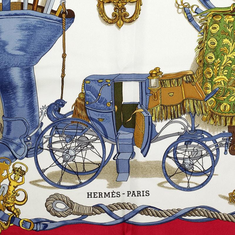 Hermes Scarf "Musee" by Philippe Ledoux 90cm Silk | Foulard Carre