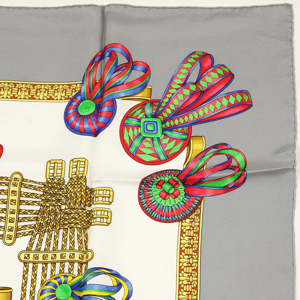 Hermes Scarf "Les Rubans du Cheval" by Joachim Metz 90cm Silk | Carre Foulard