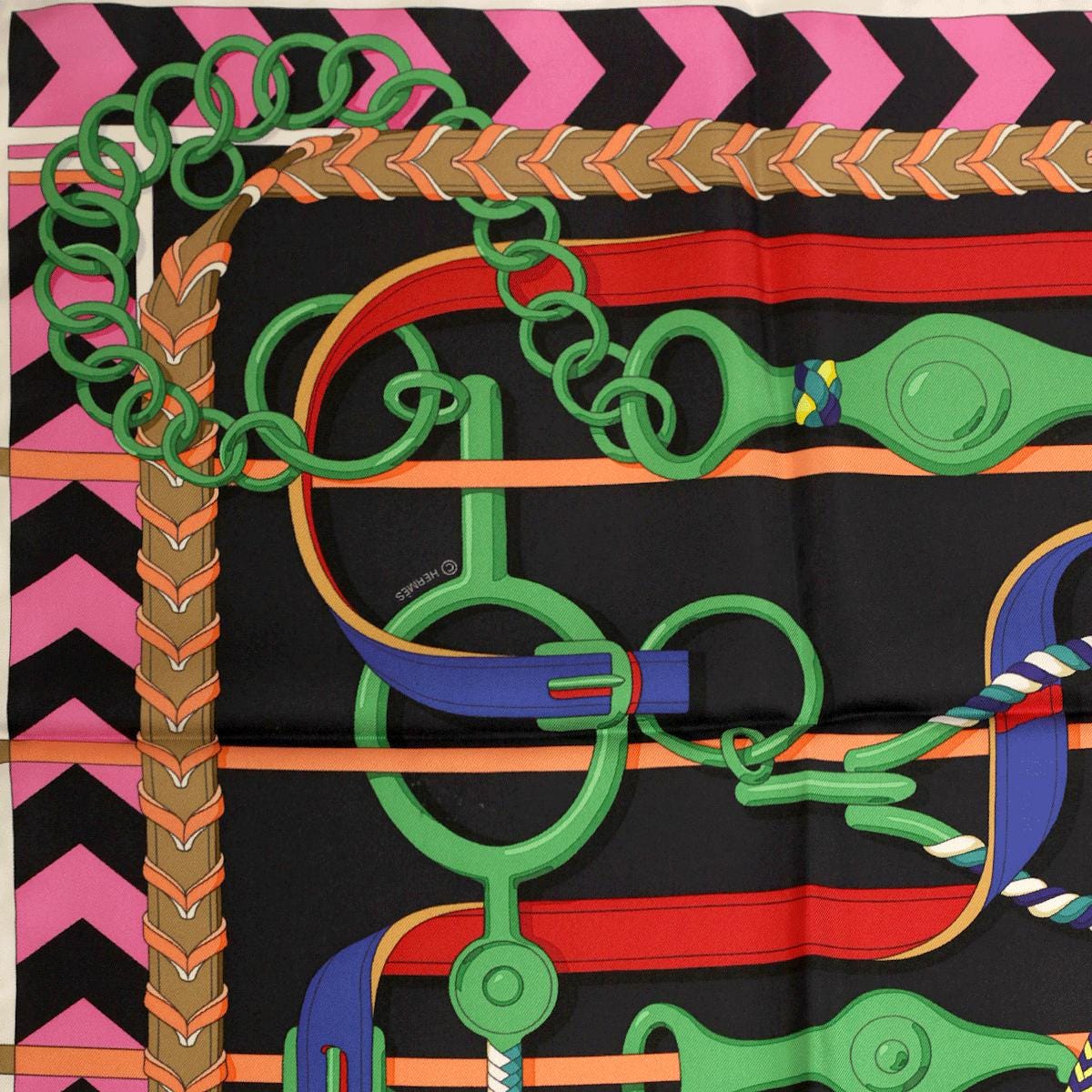 Hermes Scarf "Panoplie Equestre" by Virginie Jamin 90cm Silk | Foulard Carre