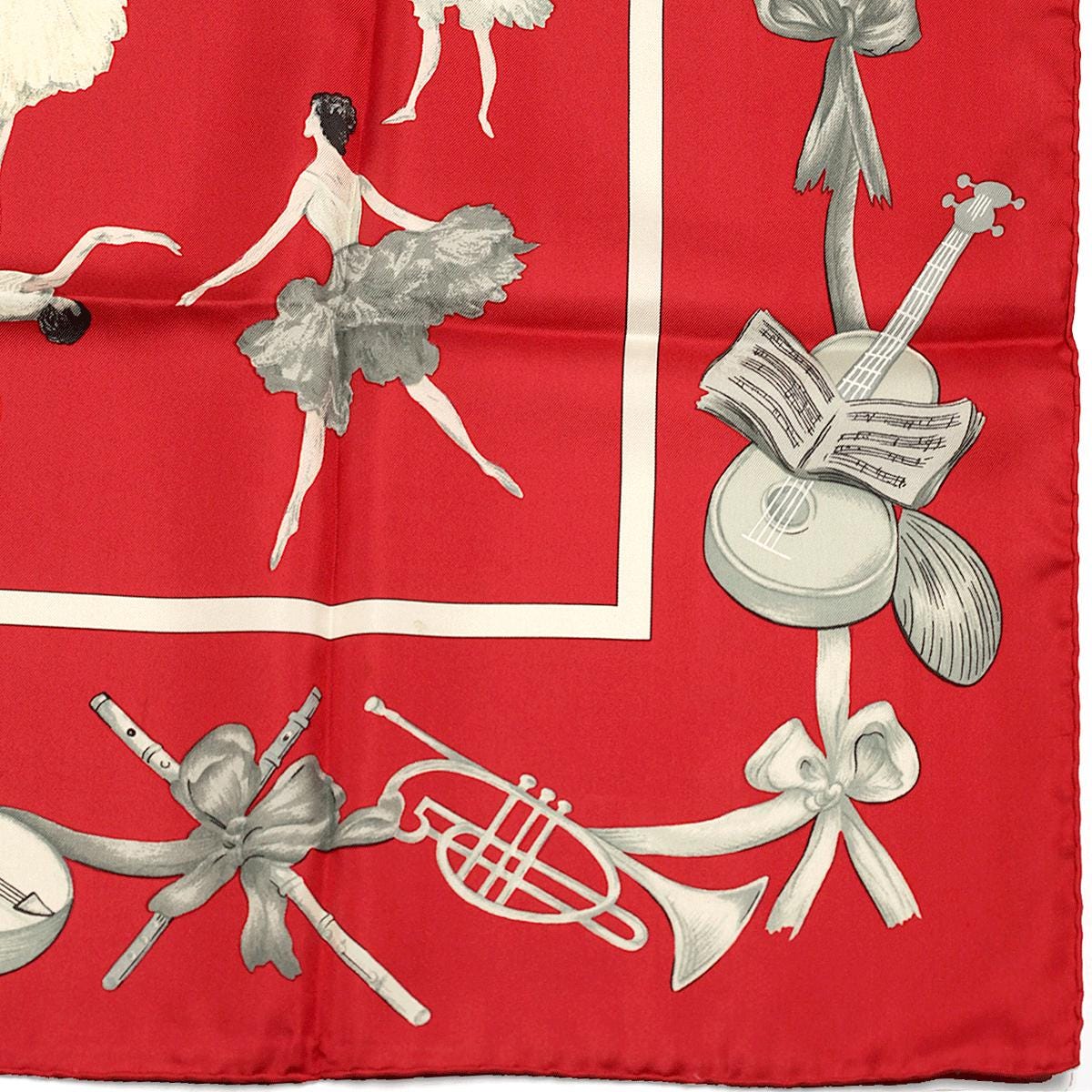 Hermes Scarf "La Danse" by Jean-Louis Clerc 90cm Silk | Carre Foulard