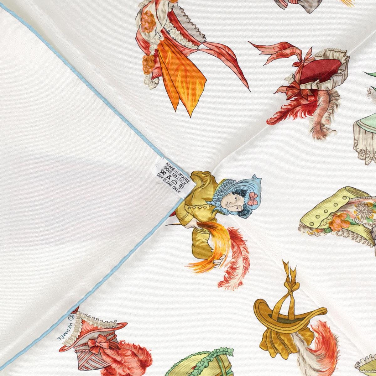 Hermes Scarf "Paris Modiste" by Hugo Grygkar 90cm Silk