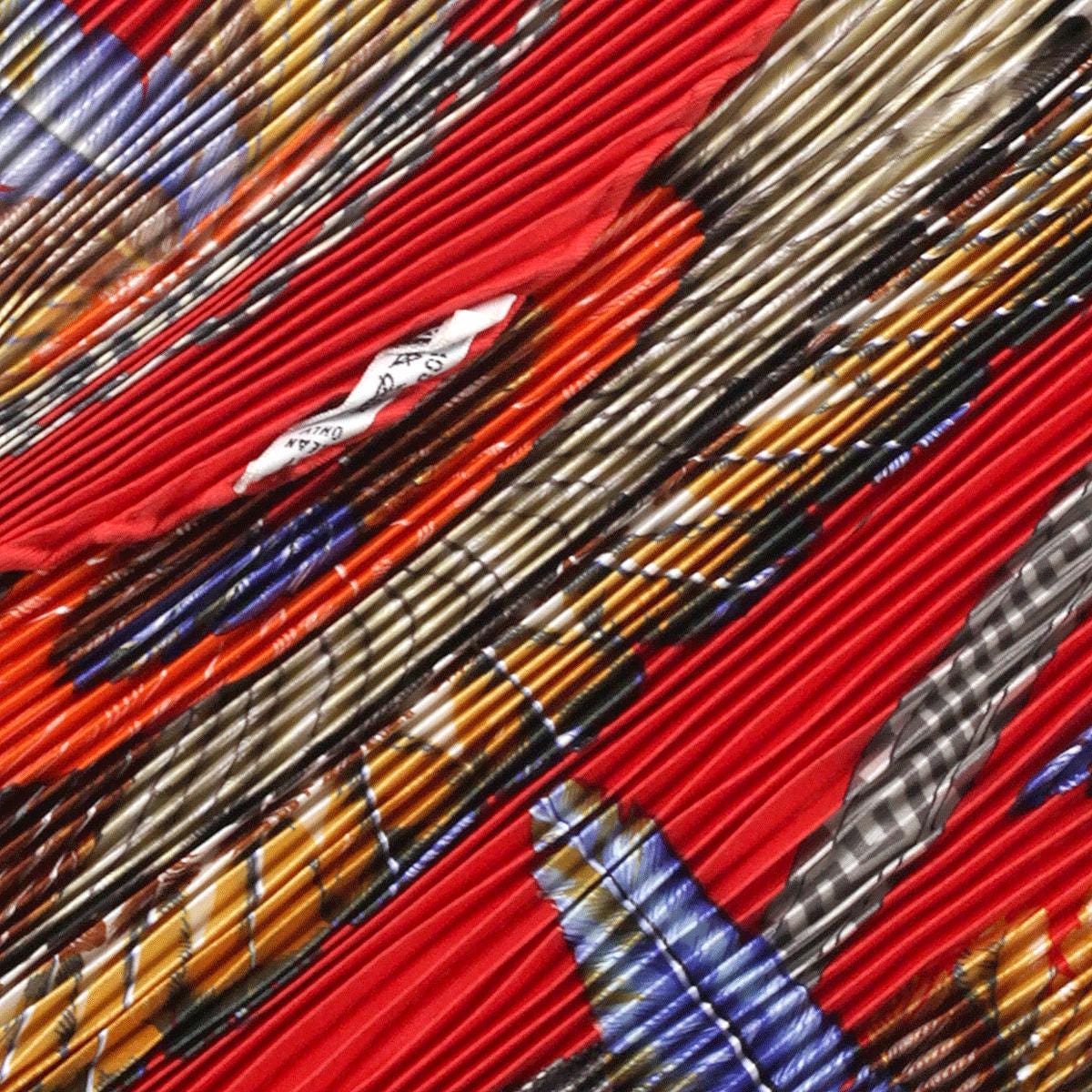 Hermes Scarf "Brazil" by Laurence Bourthoumieux Plisse 90cm Pleated Silk | Carre Foulard