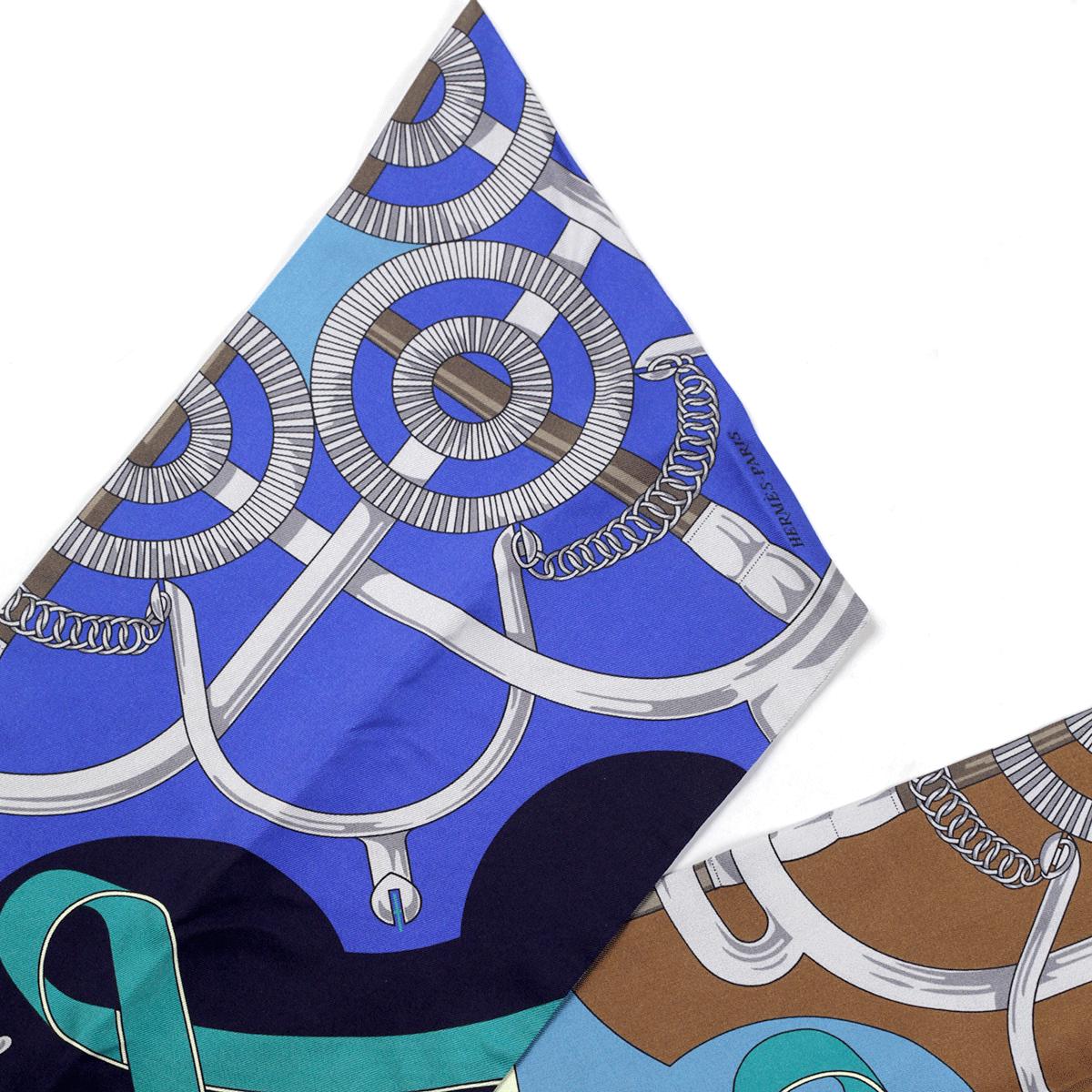 Hermes Scarf Maxi Twilly "Eperon d'Or" by Henri d'Origny Silk 20cm x 220cm | Carre Foulard NWT