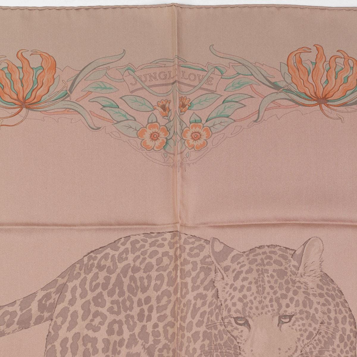 Hermes Scarf "Jungle Love" Dip Dye by Robert Dallet 90cm Silk | Carre Foulard