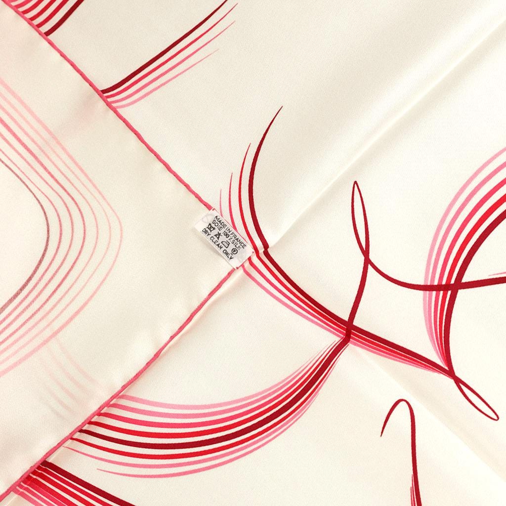 Hermes Scarf "24 Faubourg" by Benoit Pierre Emery 90cm Silk | Carre Foulard