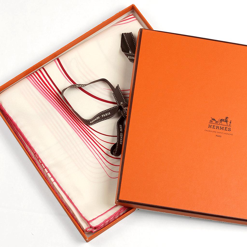 Hermes Scarf "24 Faubourg" by Benoit Pierre Emery 90cm Silk | Carre Foulard