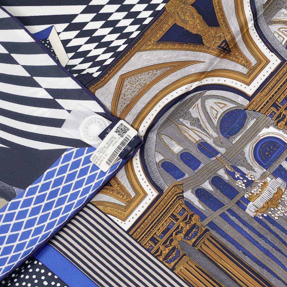 Hermes Scarf "Grand Theatre Nouveau" by Giancarlo Pagni 90cm Silk | Carre Foulard