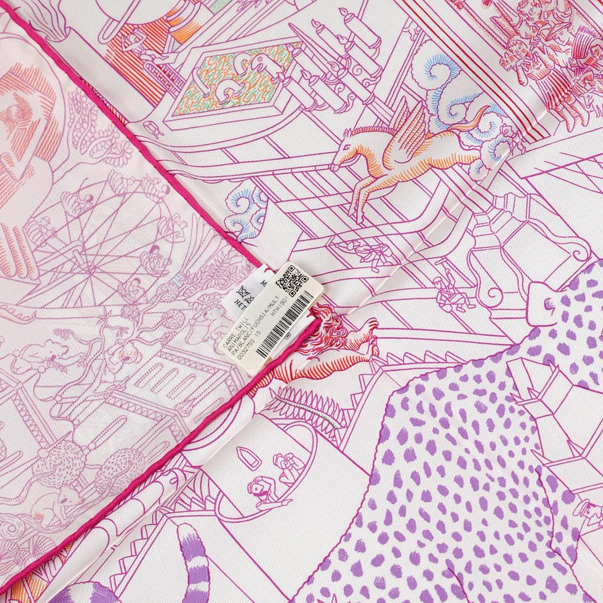 Hermes Scarf "Animapolis" by Jan Bajtlik 90cm Silk | Carre Foulard