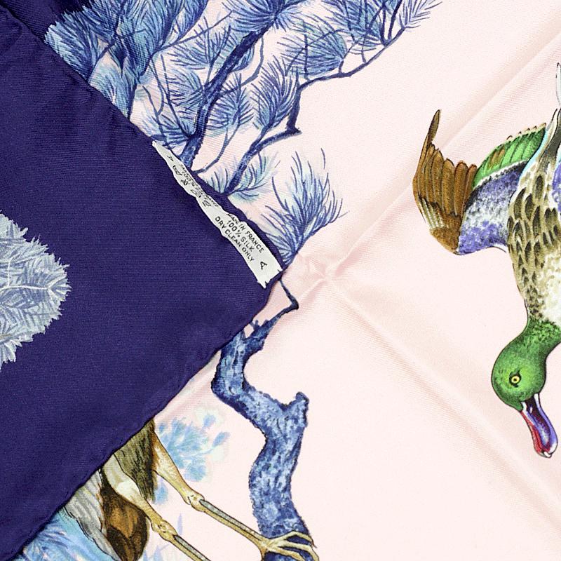 Hermes Scarf "Halte en Camargue" by Robert Dallet 90cm Silk