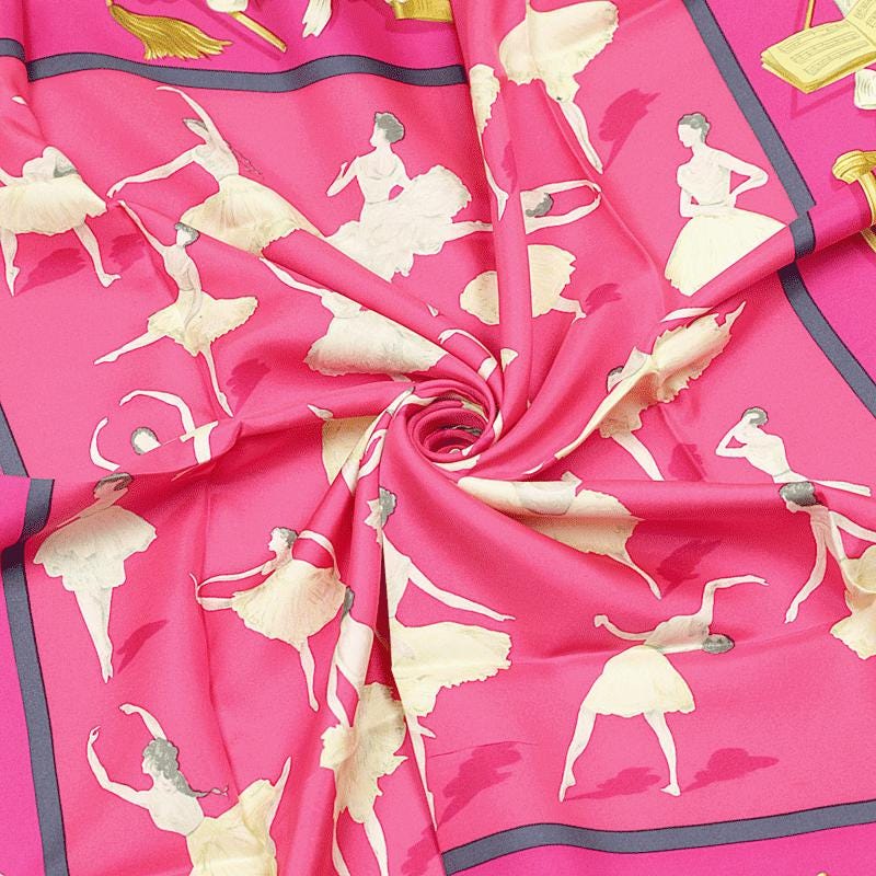 Hermes Scarf "La Danse" by Jean-Louis Clerc 90cm Silk | Carre Foulard