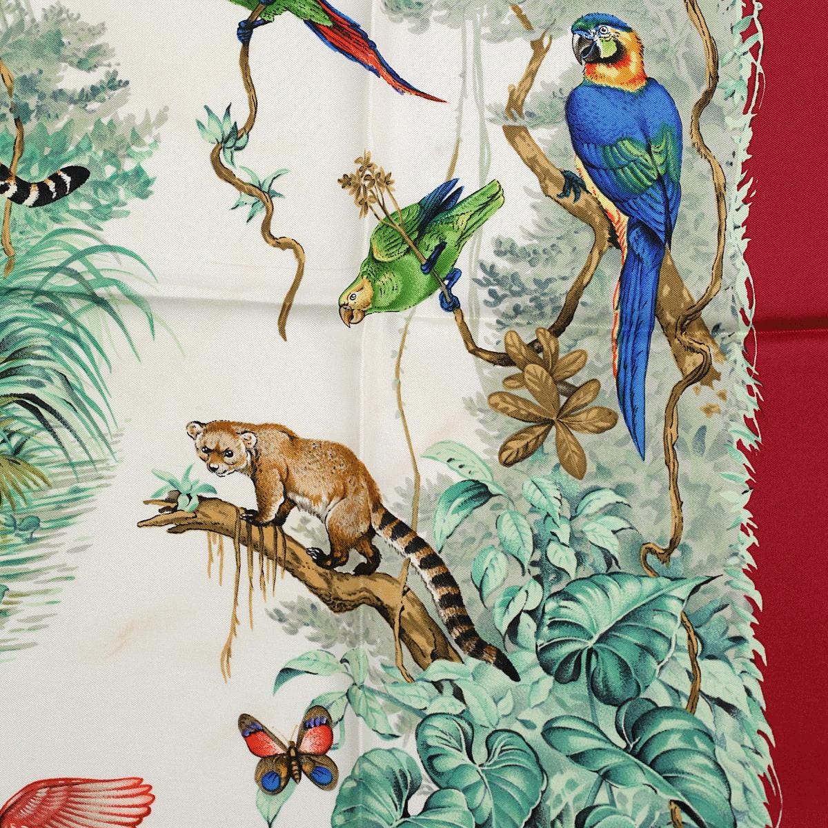 Hermes Scarf "Equateur" by Robert Dallet 90cm Silk