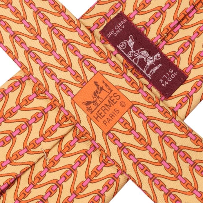 Hermes Men's Silk Tie Geometric Pattern 5364 | Necktie Cravate