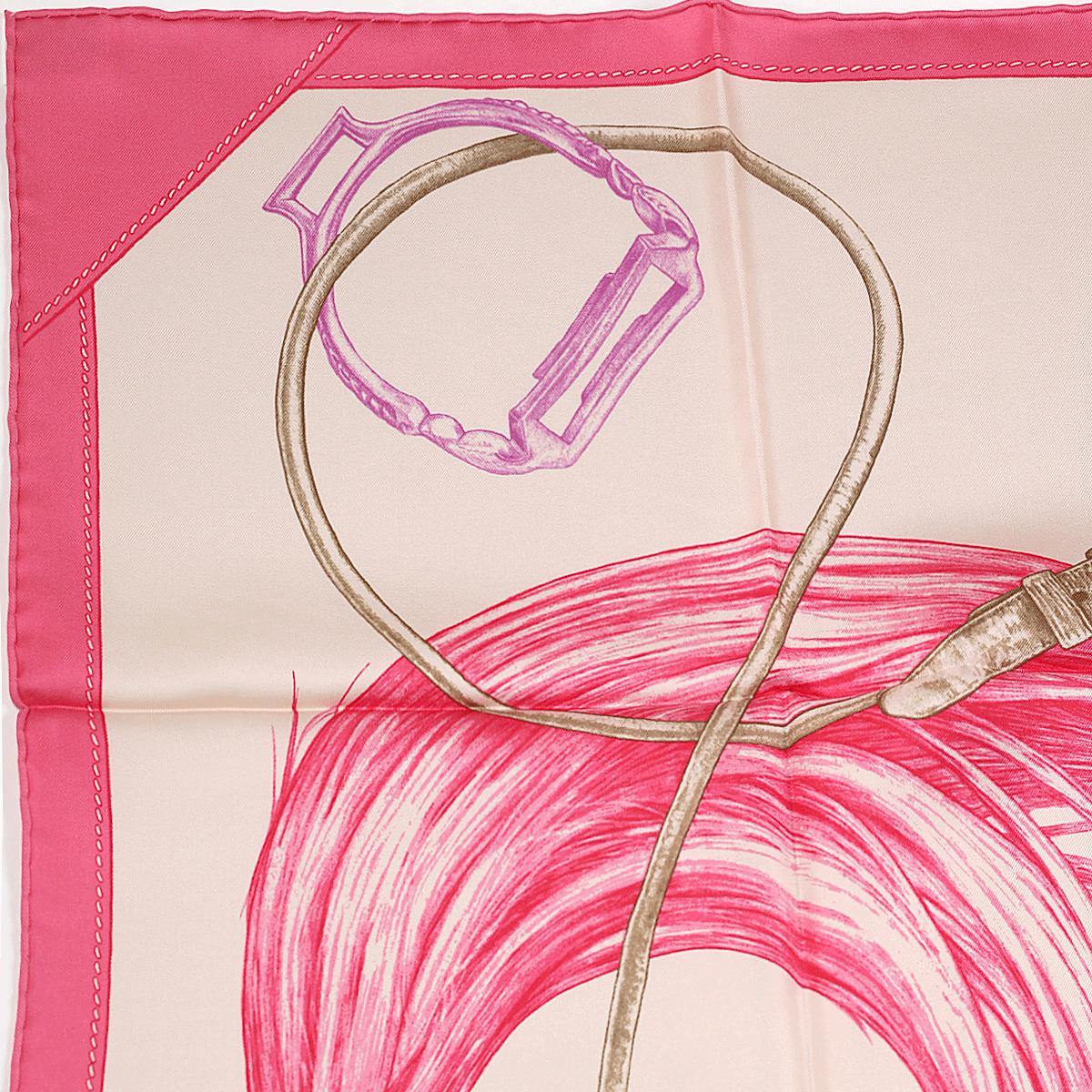 Hermes Scarf "Projets Carres au Crayon" by Henri d'Origny 90cm Silk | Carre Foulard NIB