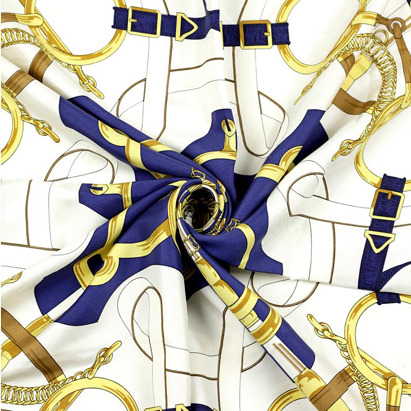 Hermes Scarf "Eperon d'Or" by Henri d'Origny 90cm Silk
