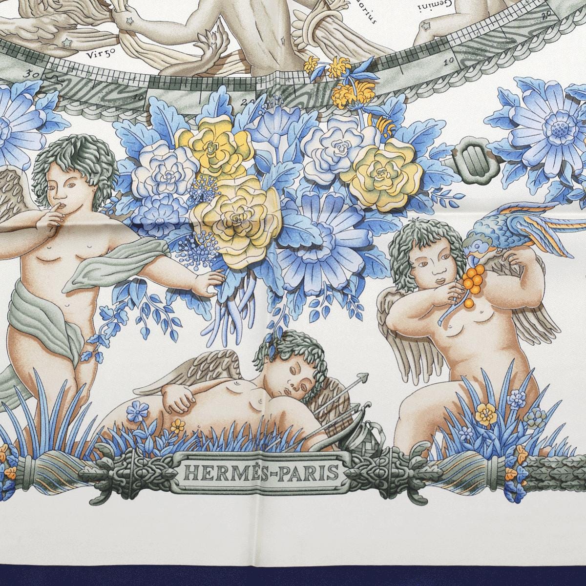 Hermes Scarf "Le Matin Neuf" by Joachim Metz 90cm Silk | Carre Foulard