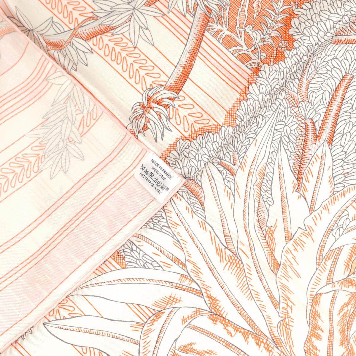 Hermes Scarf "Acte III, Scene I, La Clairiere" by Édouard Baribeaud 90cm Silk