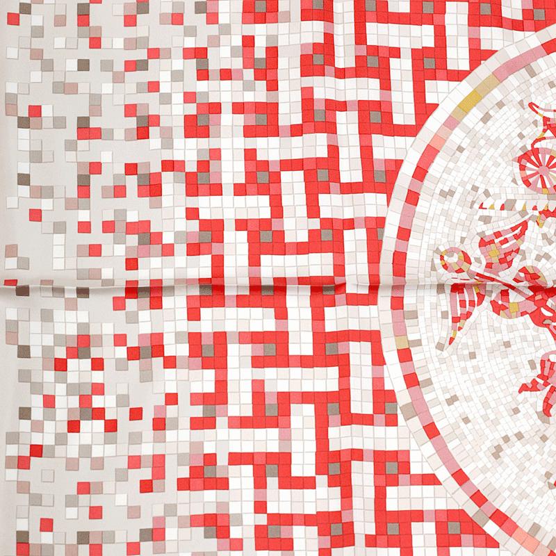 Hermes Scarf "Mosaique au 24" by Benoit Pierre Emery 90cm Silk