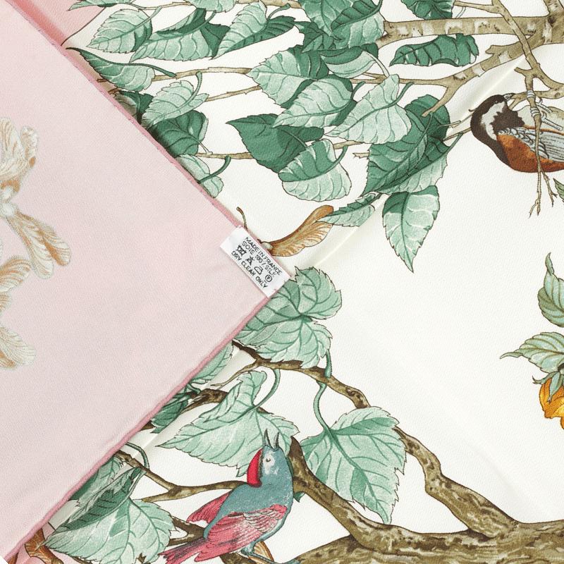 Hermes Scarf "Au Coeur des Bois" by Zoe Pauwels 90cm Silk