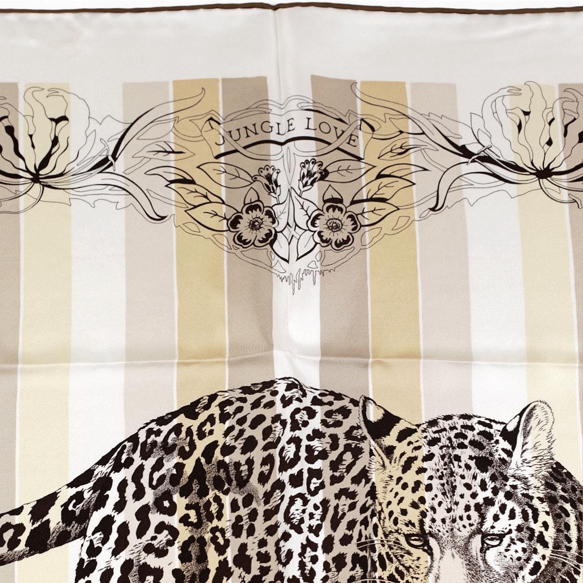Hermes Scarf "Jungle Love Rainbow" by Robert Dallet 90cm Silk | Carre Foulard