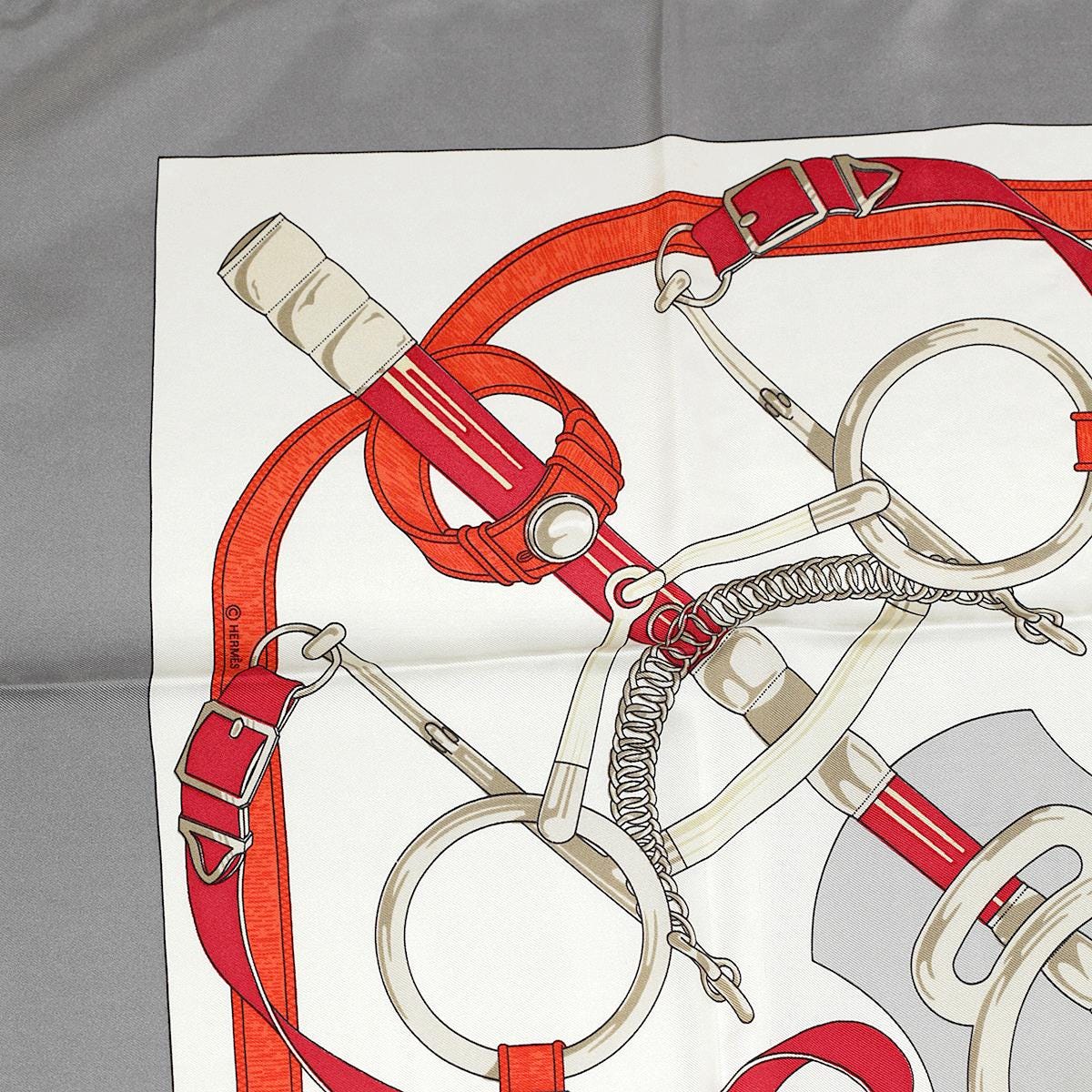 Hermes Scarf "Eperon d'Or" by Henri d'Origny 90cm Silk | Carre Foulard