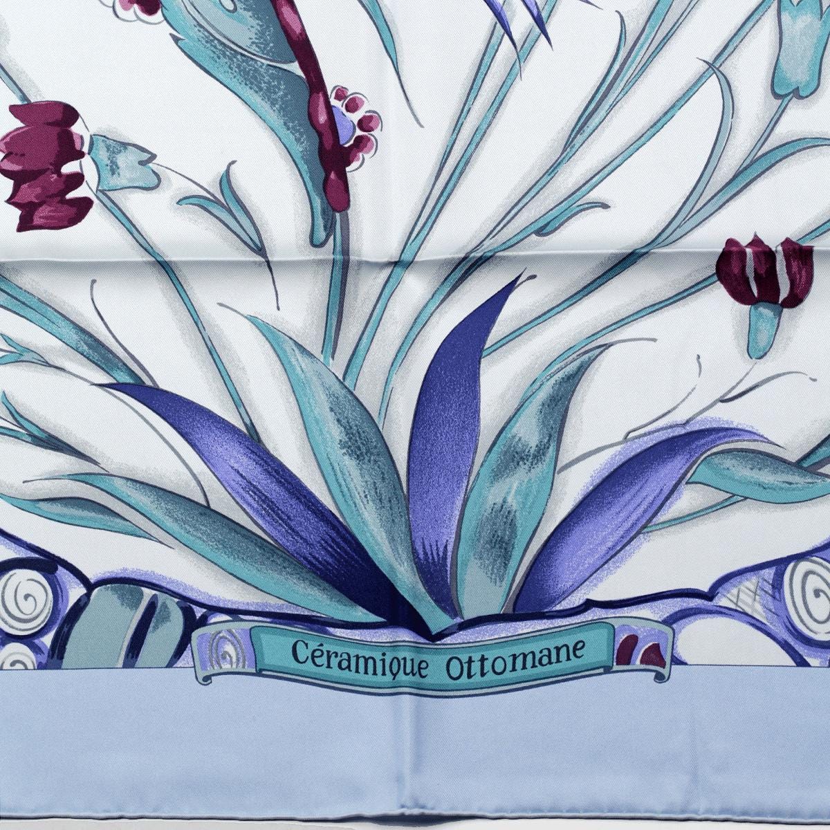Hermes Scarf "Ceramique Ottomane" by Laurence Bourthoumieux 90cm Silk | Carre Foulard