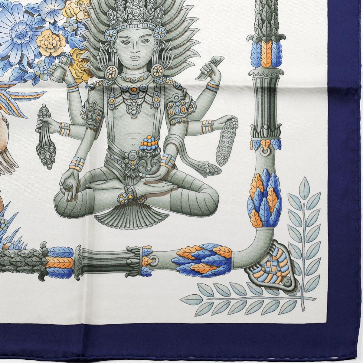 Hermes Scarf "Le Matin Neuf" by Joachim Metz 90cm Silk | Carre Foulard