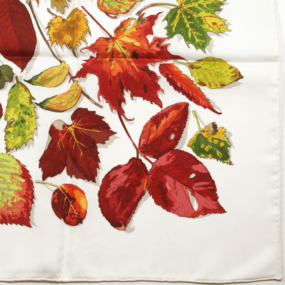 Hermes Scarf "Tourbillon" by Christiane Vauzelles 90cm Silk