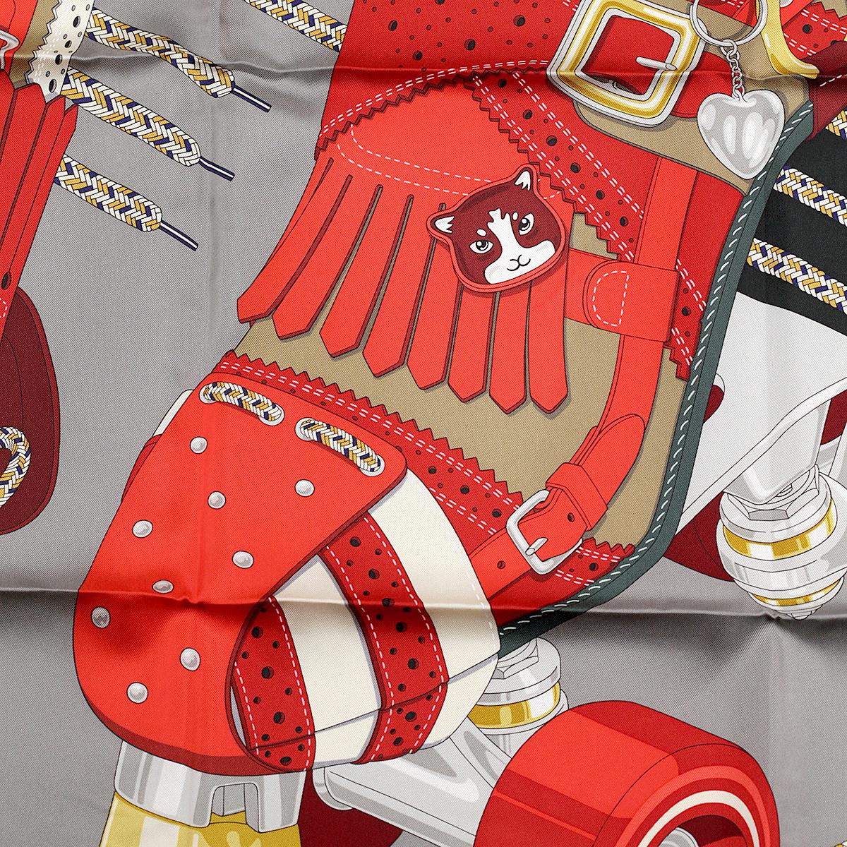 Hermes Scarf "Derby 2000" by Shane Hello 90cm Silk | NWT