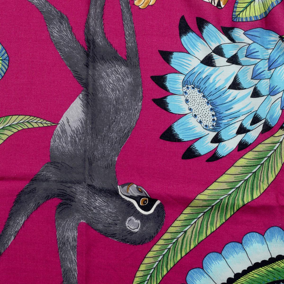 Hermes Cashmere Shawl 140cm "Savana Dance" by Ardmore Artists | Scarf Carre Foulard