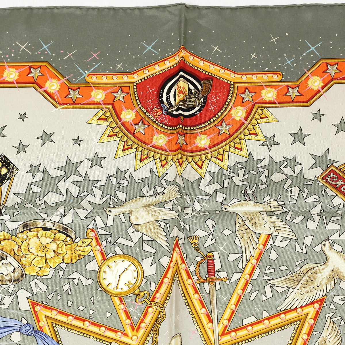Hermes Scarf "La Magie" by Claudia Stuhlhofer Mayr 90cm Silk