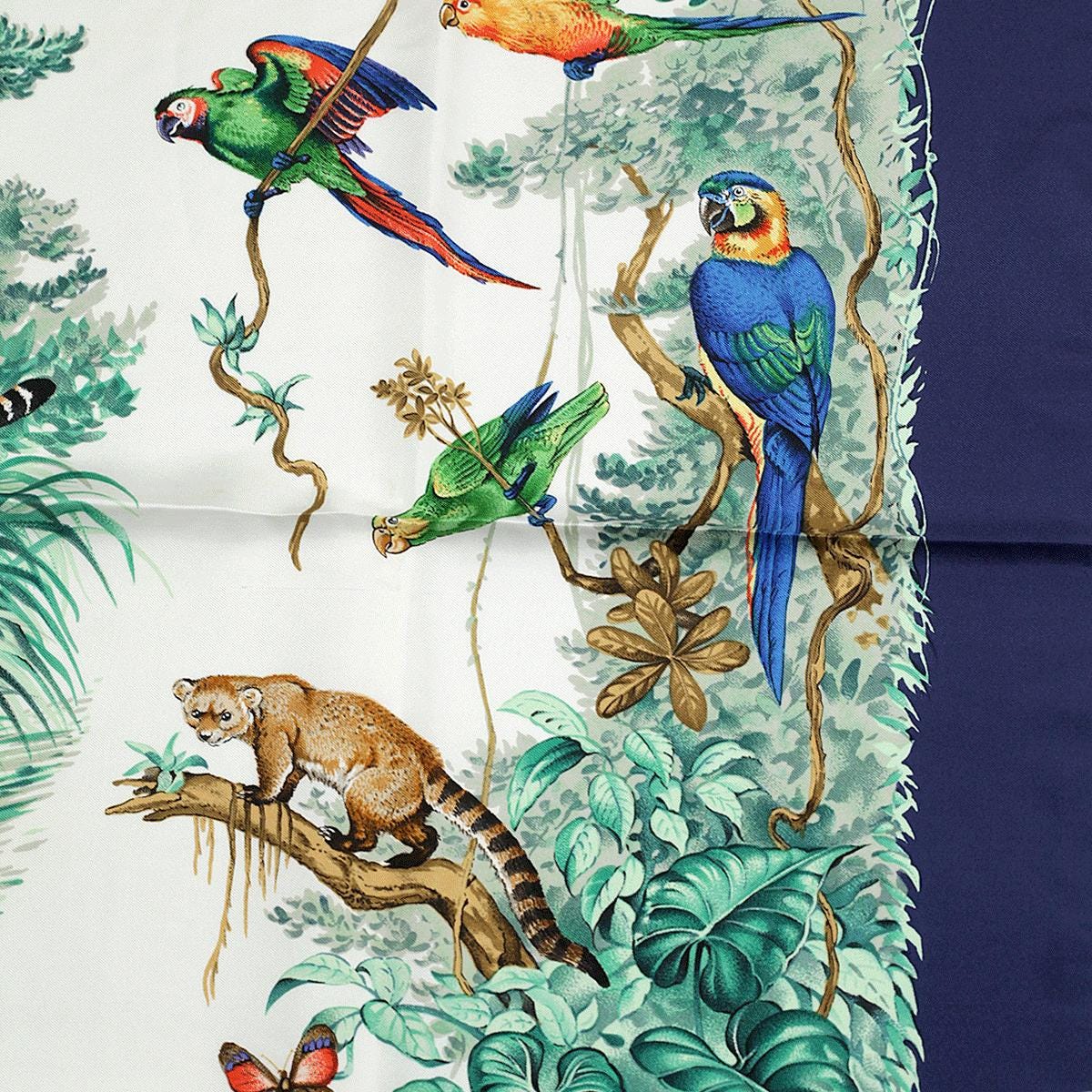 Hermes Scarf "Equateur" by Robert Dallet 90cm Silk