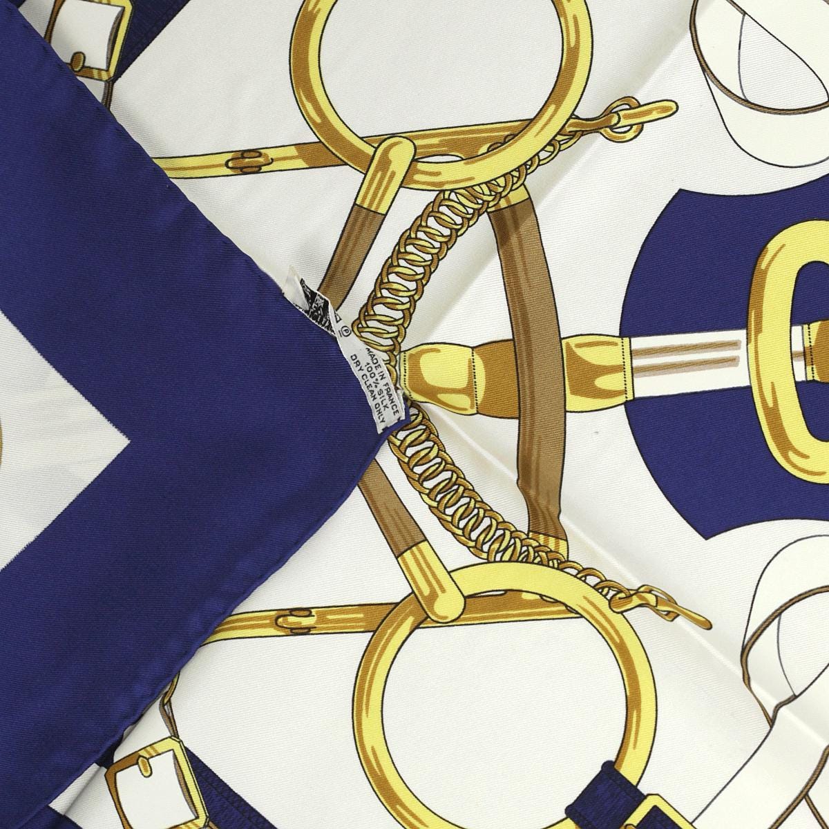 Hermes Scarf "Eperon d'Or" by Henri d'Origny 90cm Silk