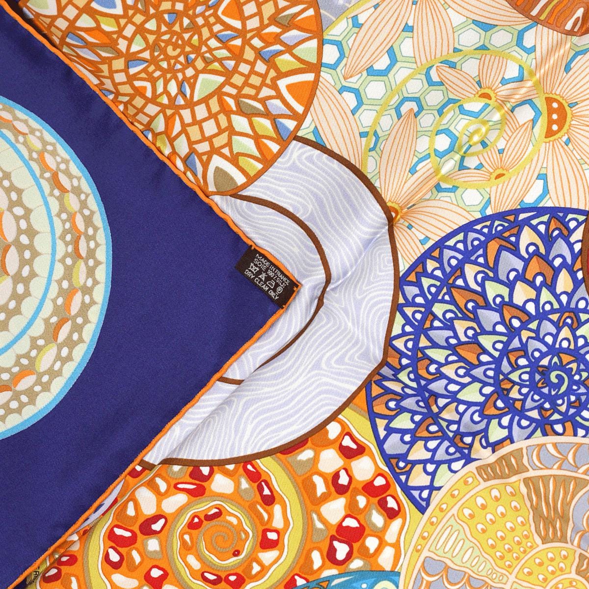 Hermes Scarf "Reves d'Escargots" by Christine Henry 90cm Silk | Carre Foulard