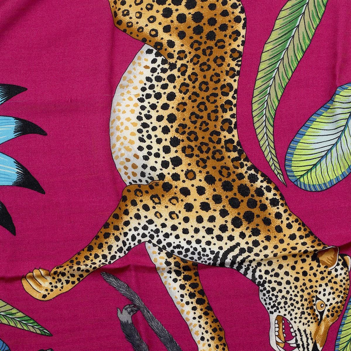 Hermes Cashmere Shawl 140cm "Savana Dance" by Ardmore Artists | Scarf Carre Foulard