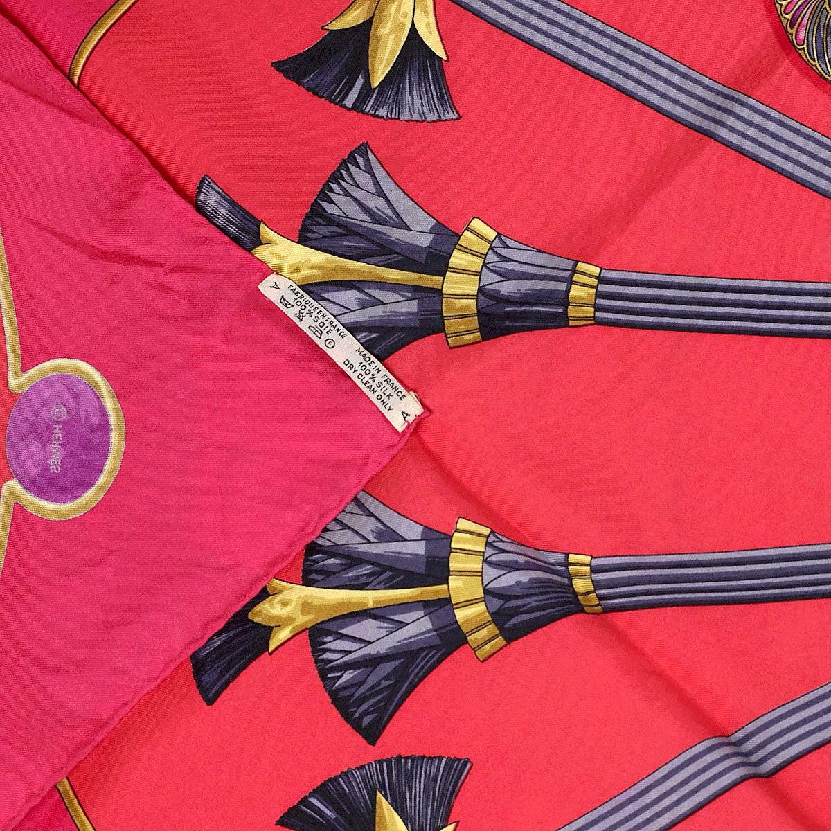 Hermes Scarf "Egypte" by Caty Latham 90cm Silk